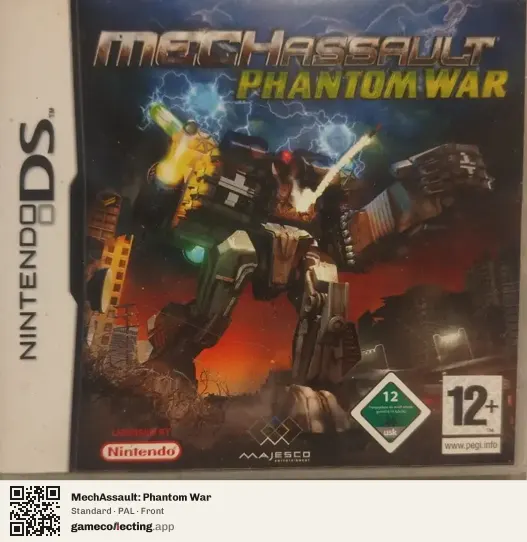 MechAssault: Phantom War Nintendo DS, PAL box front