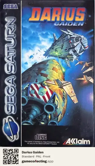 Darius Gaiden Sega Saturn, PAL box front