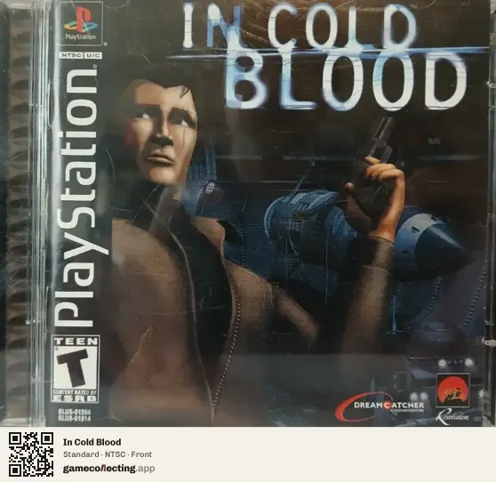 In Cold Blood PlayStation, NTSC box front