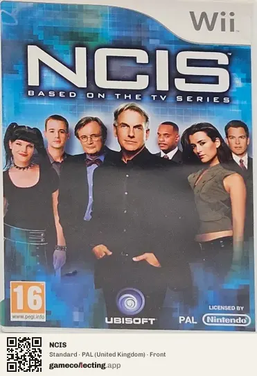 NCIS Nintendo Wii, United Kingdom box front