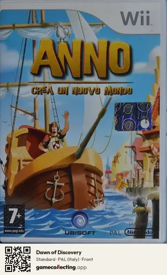 Dawn of Discovery Nintendo Wii, Italy box front