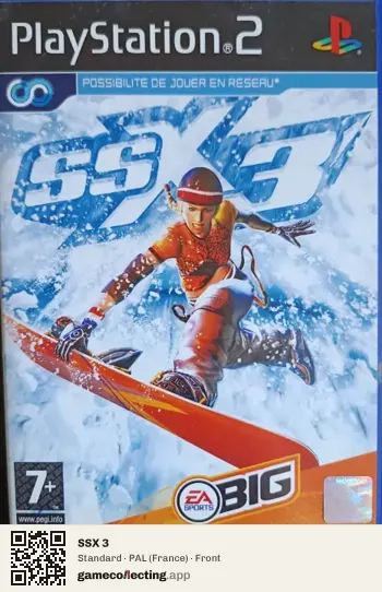 SSX 3 PlayStation 2, France box front