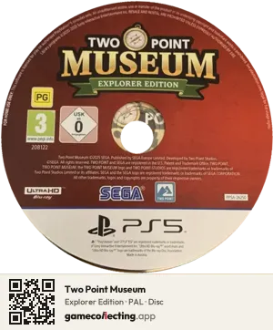 Two Point Museum PlayStation 5, PAL disc
