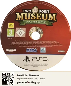 Two Point Museum PlayStation 5, PAL disc