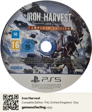 Iron Harvest PlayStation 5, PAL disc