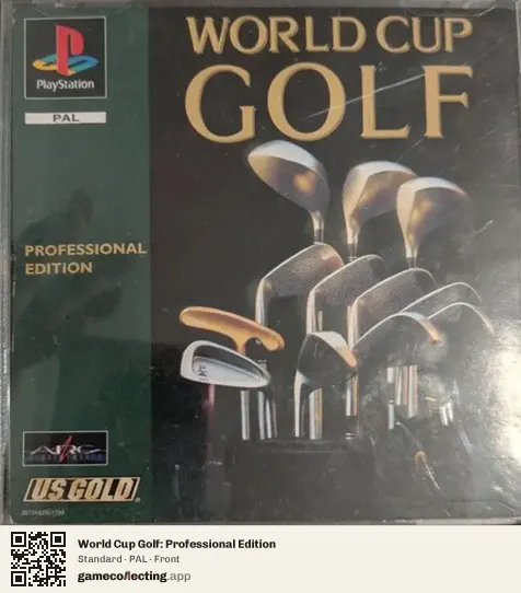 World Cup Golf: Professional Edition PlayStation, PAL box front