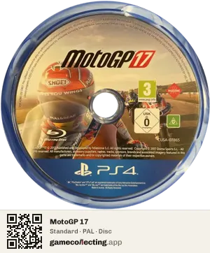 MotoGP 17 PlayStation 4, PAL disc
