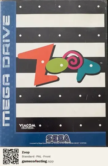 Zoop Sega Mega Drive / Genesis, PAL box front