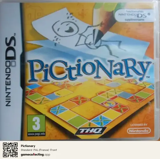 Pictionary Nintendo DS, France box front