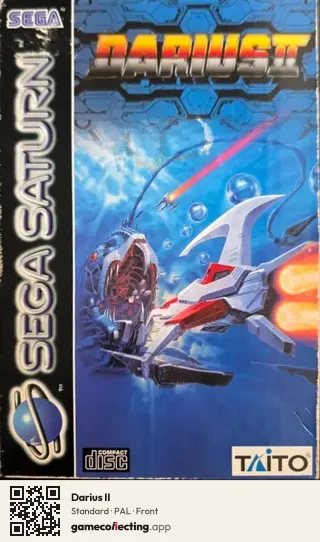 Darius II Sega Saturn, PAL box front