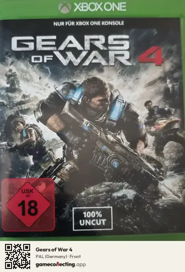 Gears of War 4 Xbox One, Germany box front