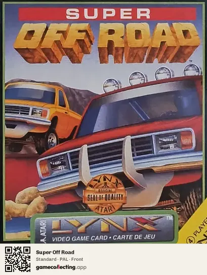 Super Off Road Atari Lynx, PAL box front