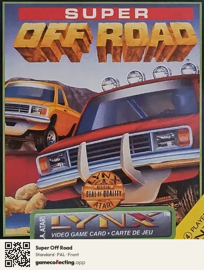 Super Off Road Atari Lynx, PAL box front