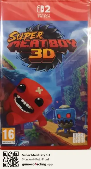 Super Meat Boy 3D Nintendo Switch 2, PAL box front