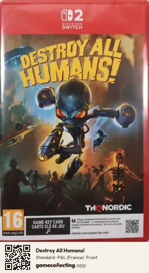 Destroy All Humans! Nintendo Switch 2, France box front