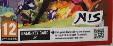 Disgaea Mayhem, the PEGI square on its front