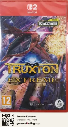 Truxton Extreme Nintendo Switch 2, PAL box front