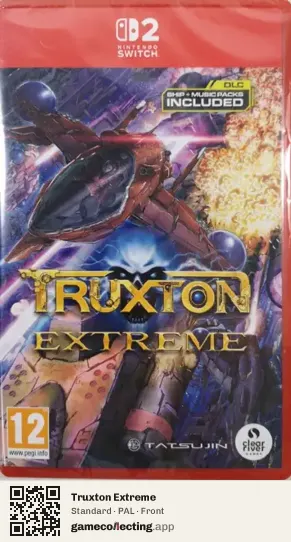 Truxton Extreme Nintendo Switch 2, PAL box front