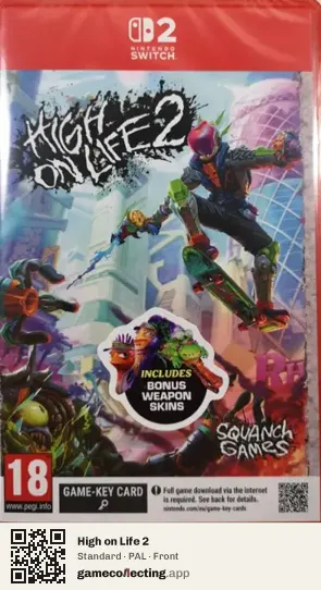 High on Life 2 Nintendo Switch 2, PAL box front
