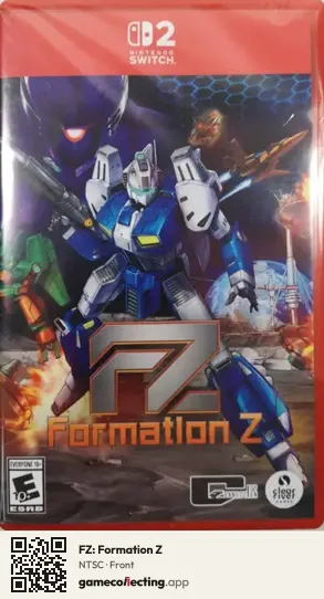 FZ: Formation Z Nintendo Switch 2, NTSC box front