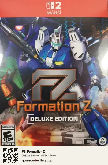 FZ: Formation Z Nintendo Switch 2, NTSC box front
