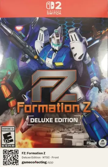 FZ: Formation Z Nintendo Switch 2, NTSC box front