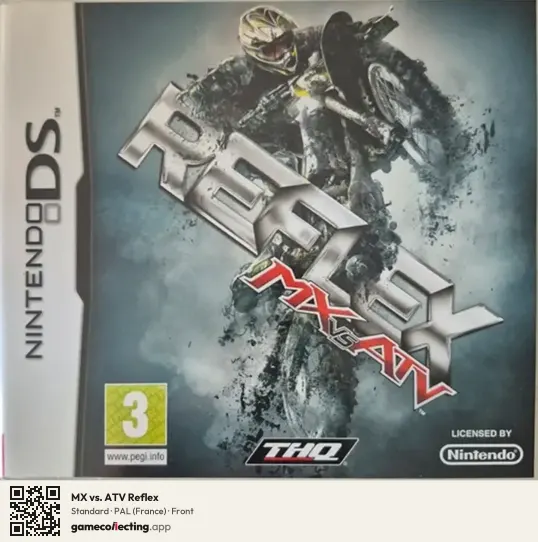MX vs. ATV Reflex Nintendo DS, France box front