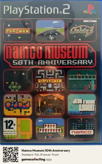 Namco Museum 50th Anniversary PlayStation 2, France box front