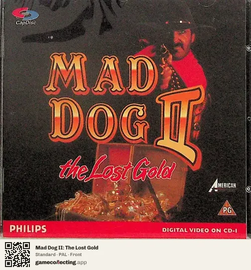 Mad Dog II: The Lost Gold Philips CD-i, PAL box front