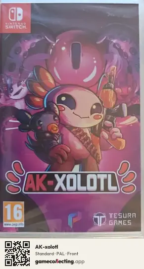 AK-xolotl Nintendo Switch, PAL box front