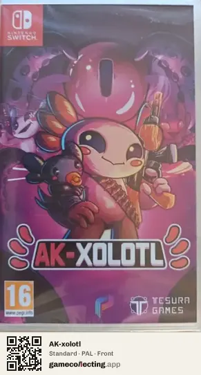 AK-xolotl Nintendo Switch, PAL box front