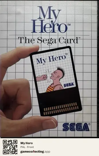 My Hero Sega Master System, PAL box front