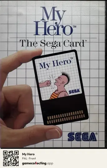 My Hero Sega Master System, PAL box front