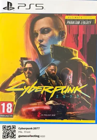 Cyberpunk 2077 PlayStation 5, PAL box front