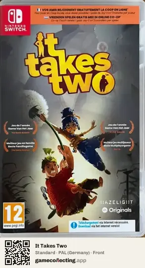 It Takes Two Nintendo Switch, Germany box front