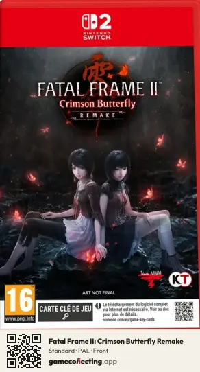 Fatal Frame II: Crimson Butterfly Remake Nintendo Switch 2, PAL box front