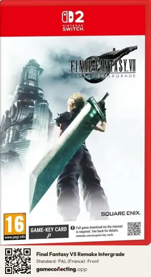 Final Fantasy VII Remake Intergrade Nintendo Switch 2, France box front