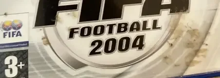 FIFA Football 2004, the PEGI square on its front