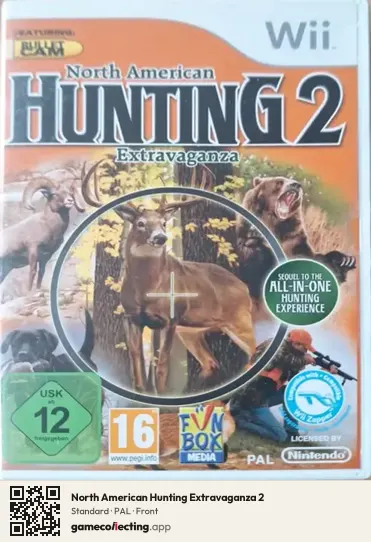 North American Hunting Extravaganza 2 Nintendo Wii, PAL box front