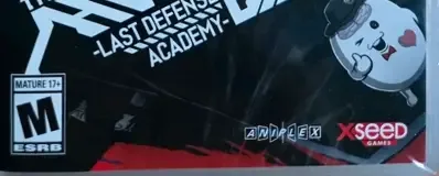 The Hundred Line: Last Defense Academy, the ESRB box on its front