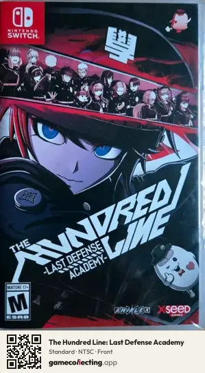 The Hundred Line: Last Defense Academy Nintendo Switch, NTSC box front