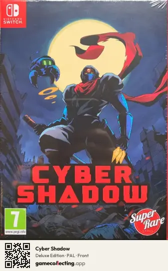 Cyber Shadow Nintendo Switch, PAL box front