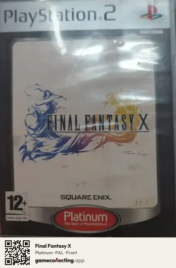 Final Fantasy X PlayStation 2, PAL box front