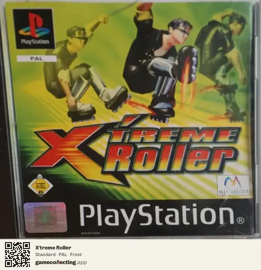 X'treme Roller PlayStation, PAL box front