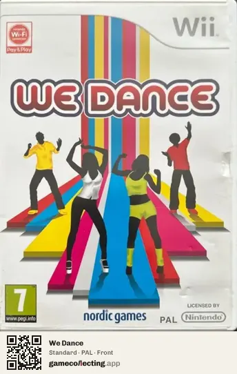 We Dance Nintendo Wii, PAL box front