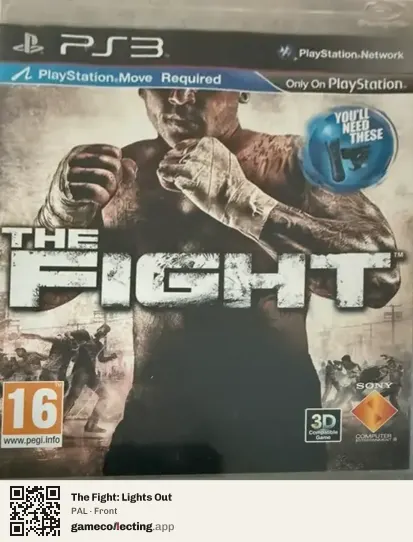 The Fight: Lights Out PlayStation 3, PAL box front