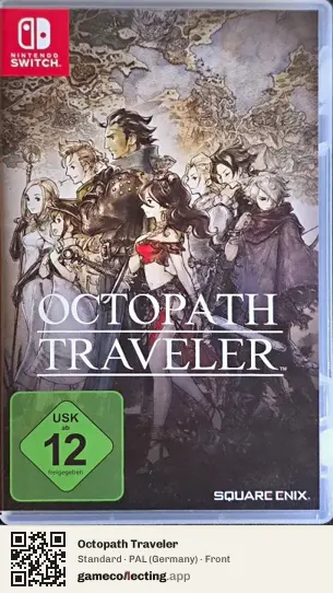 Octopath Traveler Nintendo Switch, Germany box front