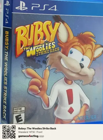 Bubsy: The Woolies Strike Back PlayStation 4, NTSC box front