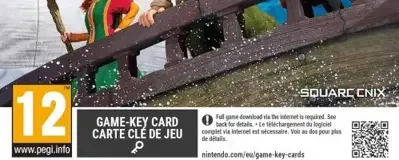Dragon Quest VII Reimagined, the PEGI square on its front