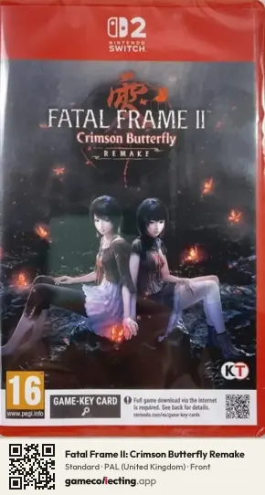 Fatal Frame II: Crimson Butterfly Remake Nintendo Switch 2, United Kingdom box front